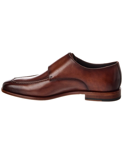 Curatore Apron Double Monk Leather Loafer Brown US 11.5 3