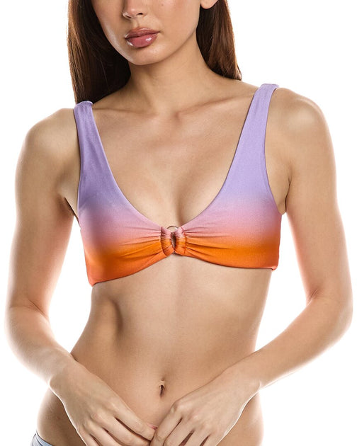 SIMKHAI Astrid Bikini Top Purple Large 2