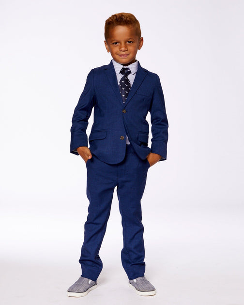 Deux par Deux Two Button Blazer Navy Blue US 4T 4