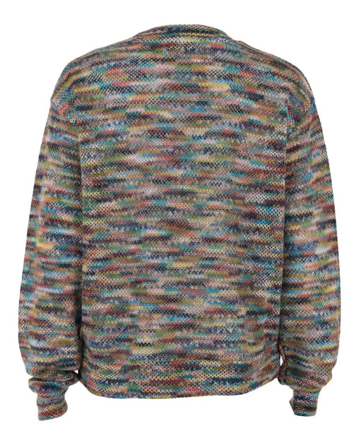 M Missoni Mottled Knit Sweater Multi Medium 4