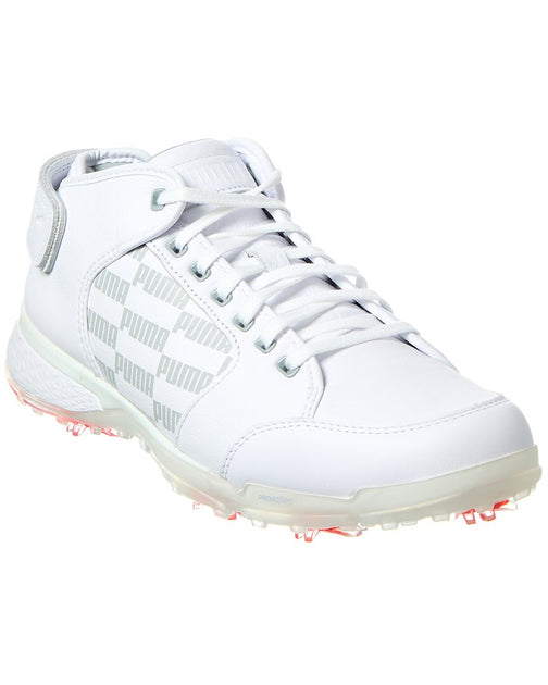 Puma PROADAPT Delta Leather Golf Shoe White US 8.5 2