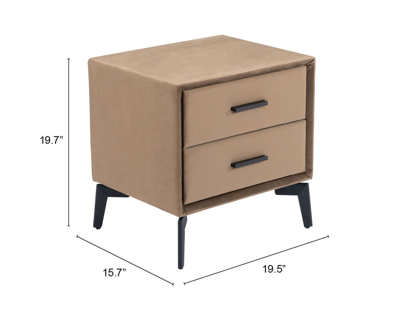 Hivvago Montana Side Table Brown 4