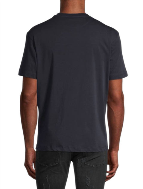 Bally Striped Logo T-Shirt Blue Medium 3