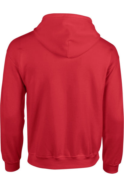 Gildan Heavy Blend Full Zip Hooded Sweatshirt Red XL 3