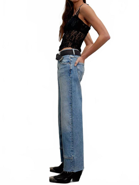 Free People Risk Taker Mid-Rise Jeans Multi 31 3