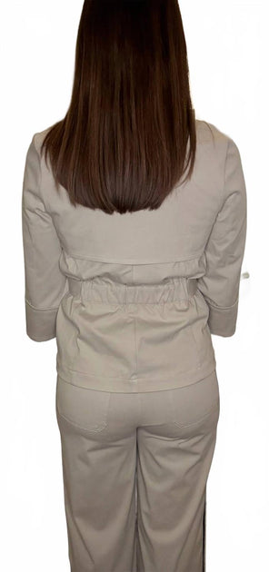 Lysse Dakota Cropped Trench Coat Beige Large 3