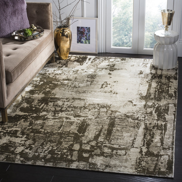 Safavieh Mirage MIR268 Area Rug Brown Silver 2