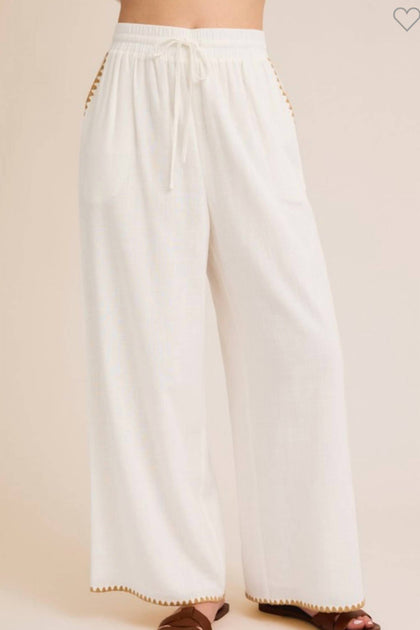 GILLI Hamptons Leinen Hemd und Hose Set Beige Medium 3