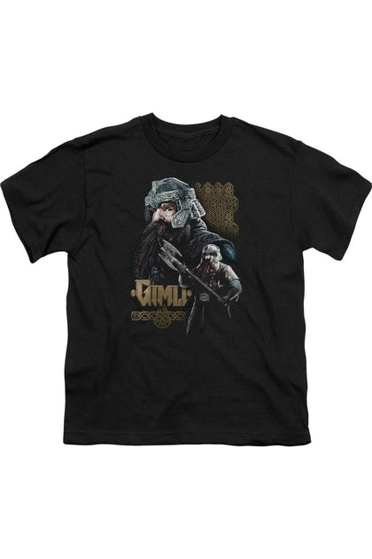 Gildan Lord Of The Rings Gimli Short Sleeve Tee Black Small 2