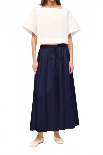 STAUD Eden Maxi Skirt Blue Large 2
