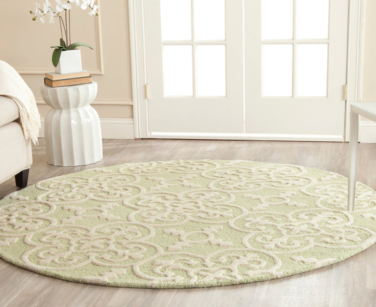 Tapis Safavieh Cambridge Vert clair/Ivoire 4
