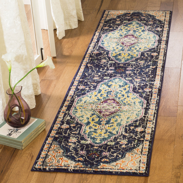 Safavieh Monaco MNC249 Area Rug Black/Blue 3