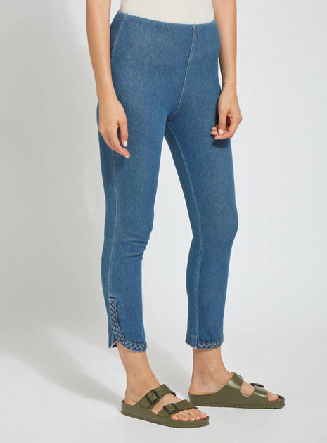 Lyssé Happy Hour Braided Crop Pants Multi Small 2