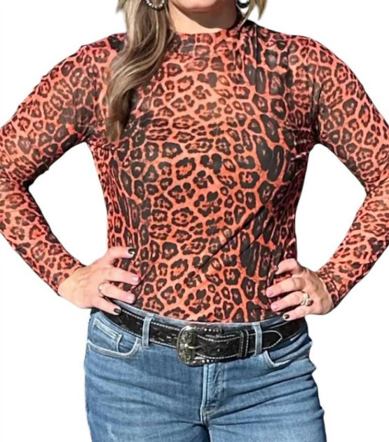Sterling Kreek Sideline Spirit Mesh Top Marron XL 2