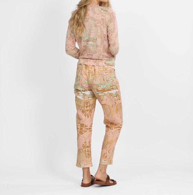 Las Surenas Italian Coast Pant Pink XS 3