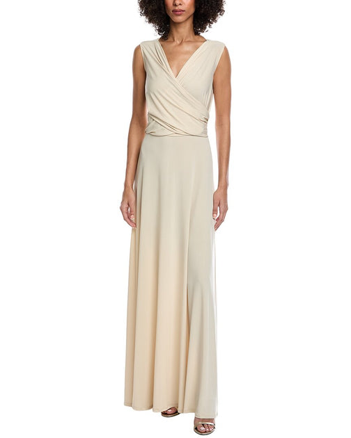 issue New York Wrap Bodice Gown Beige S 3