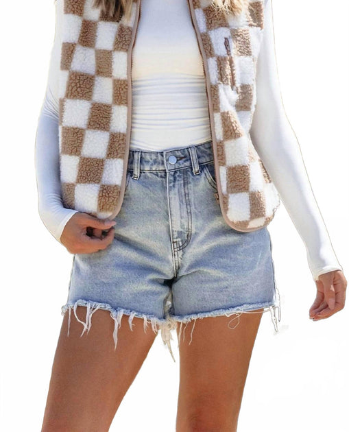 Aapparella Checkered Vest Beige XLarge 2