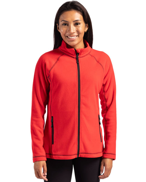 Clique Powder Fleece Full Zip Jacket Brown XXLarge 2