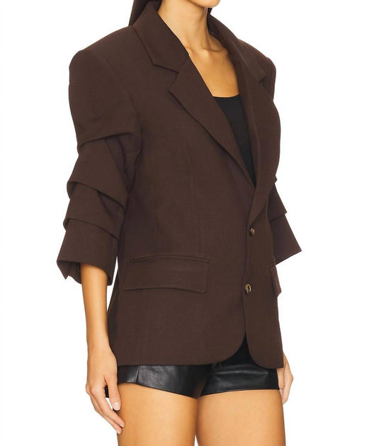 NONCHALANTLABEL Roma Blazer Red Small 3