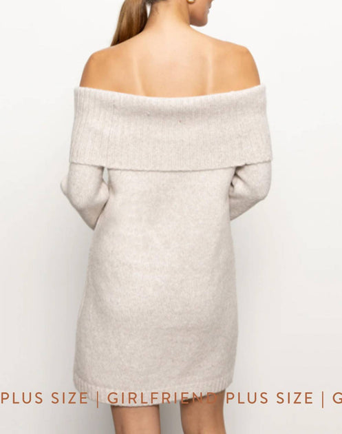 Sanctuary Off The Shoulder Dress Beige Small 3