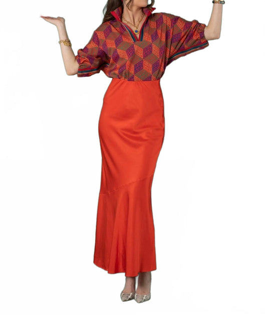 Emily McCarthy Poppy Collared Short Sleeve Top Multi Medium 2