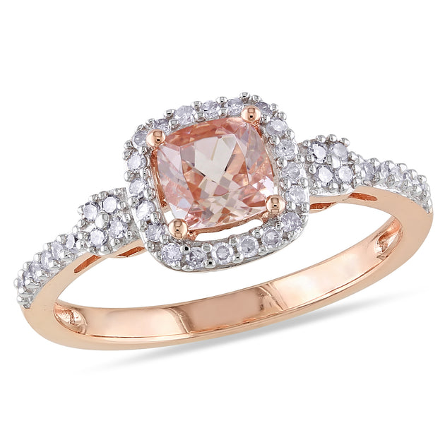 Mimi & Max Halo Ring Pink US 7.5 2