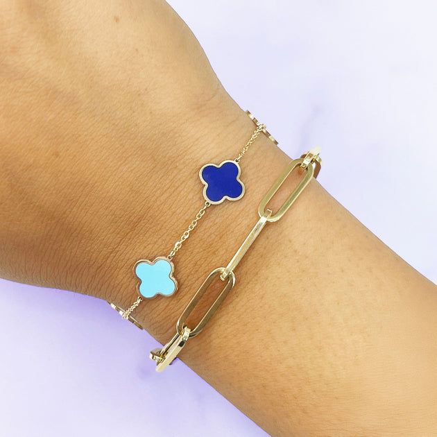 The Loavery Extra Large Paperclip Bracelet Silver 3