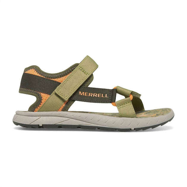 Merrell Kid's Kahuna Web Sandal Green US 13 3