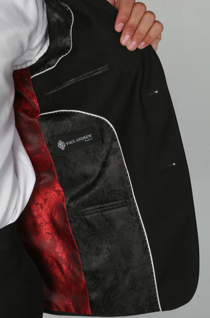 Paul Andrew Parker Blazer Black US 40 3