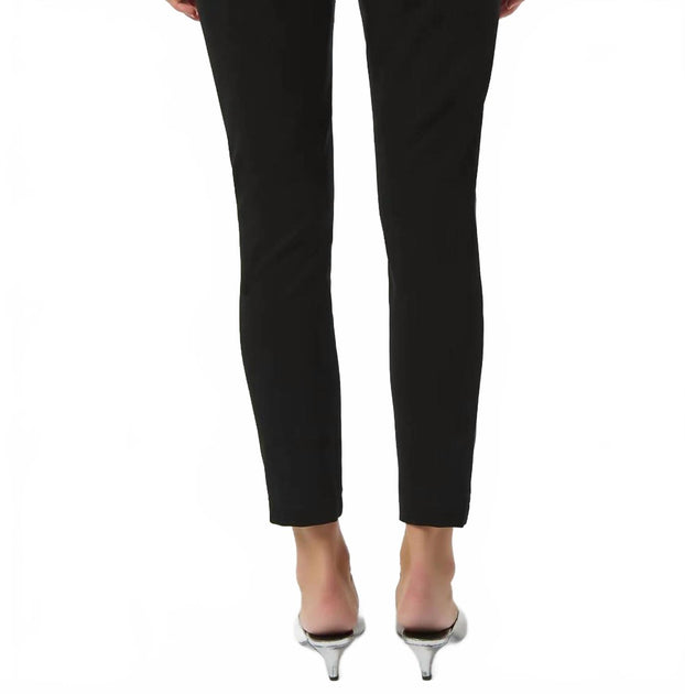 Joseph Ribkoff Color Block Leatherette Pull-On Leggings Black US 6 3