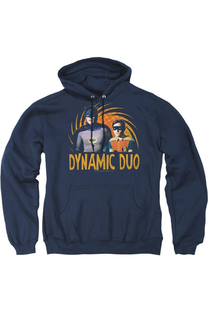 Gildan Batman Classic Tv Dynamic Hoodie Blue Large 2