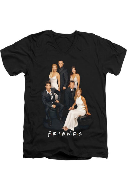 Gildan Friends Classy T-Shirt Schwarz XLarge 2