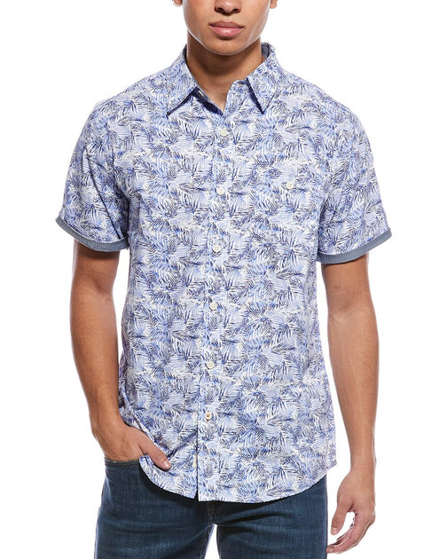 Weatherproof Vintage Poplin Shirt Blue Small 2