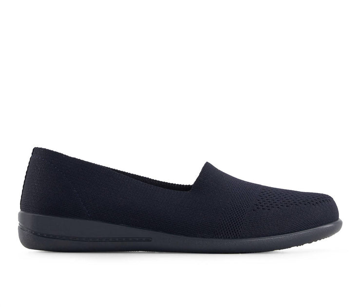 Andrea Women's Top Comfort Textile Moccasins Blue US 9 4