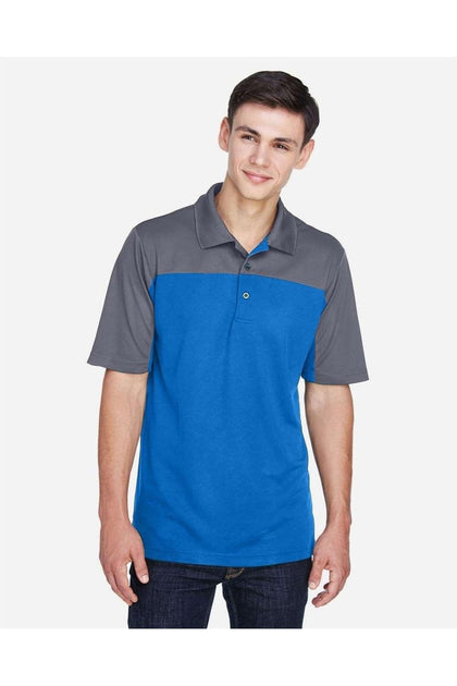 CORE365 Balance Colorblock Performance Piqu Polo Black 5XLarge 3