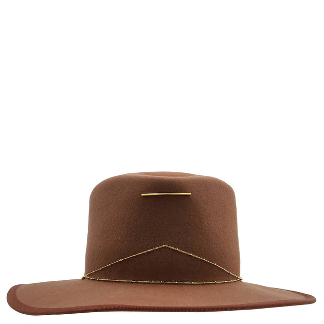 Van Palma Anna Wool Felt Hat Brown Medium 2