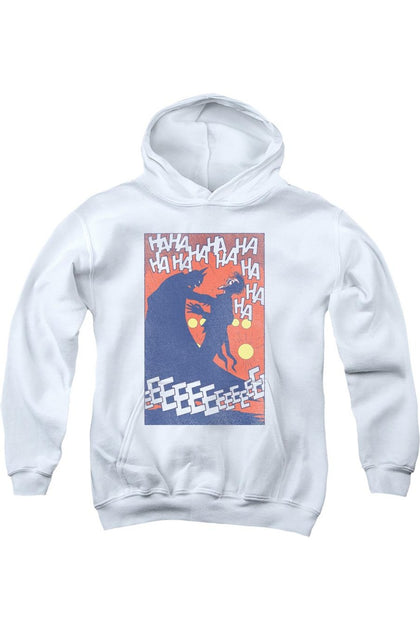 Gildan Batman Punchline Sweat à Capuche Enfant Blanc Petit 2