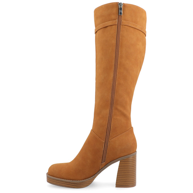 Journee Collection Letice Platform Boots Brown US 11 3