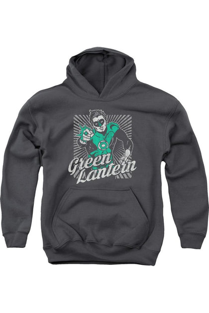 Gildan DC Comics Ring Rays Jugend Kapuzenpullover Grau Large 2