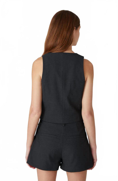 BLANKNYC Plot Twist Vest Black Large 3