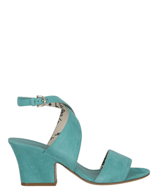 Salvatore Ferragamo Sheena Sandal Blue US 6 4