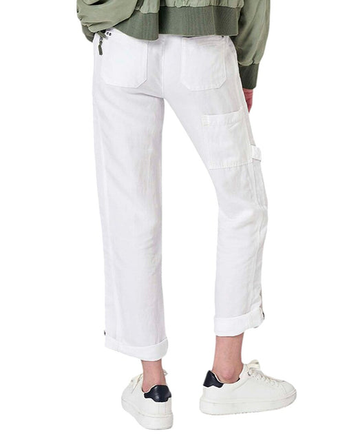 Marrakech Brooklyn Leinen-Blend Hose Weiß 25 3