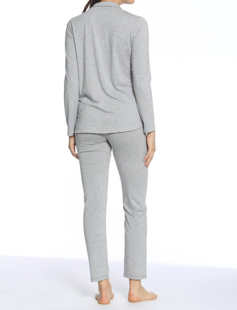 Twelve Eighty Eight Ensemble de Pyjama Brenda Manches Longues Gris XLarge 3