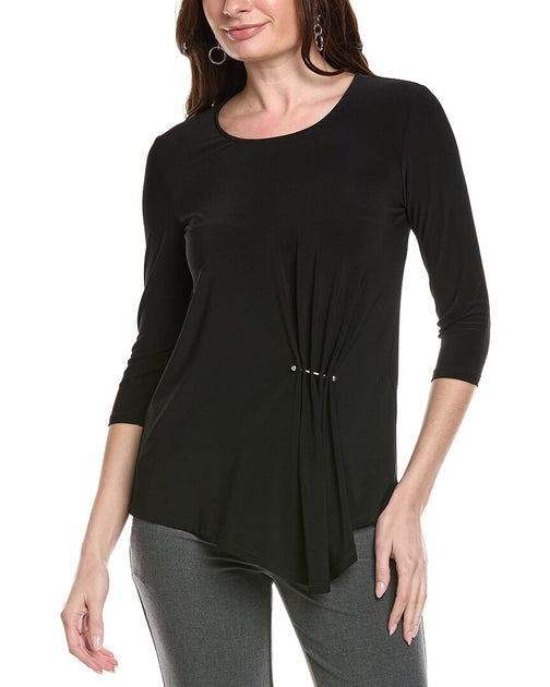 Joseph Ribkoff Solid Top Black US 12 2