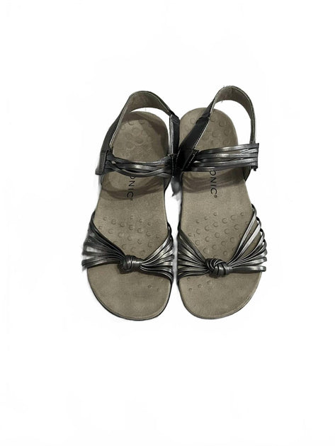 Vionic Rest Talulah Strap Sandals Grey US 11 3