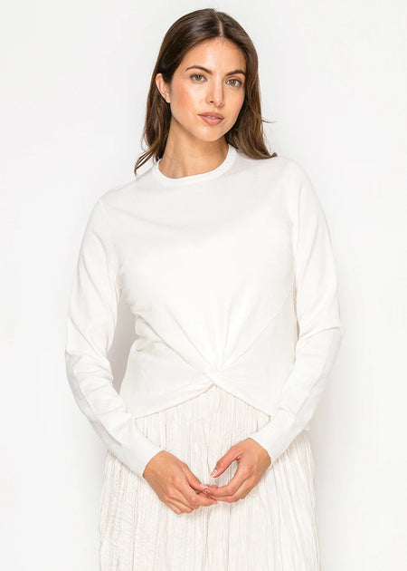 Yal New York Knit Sweater White XS 2