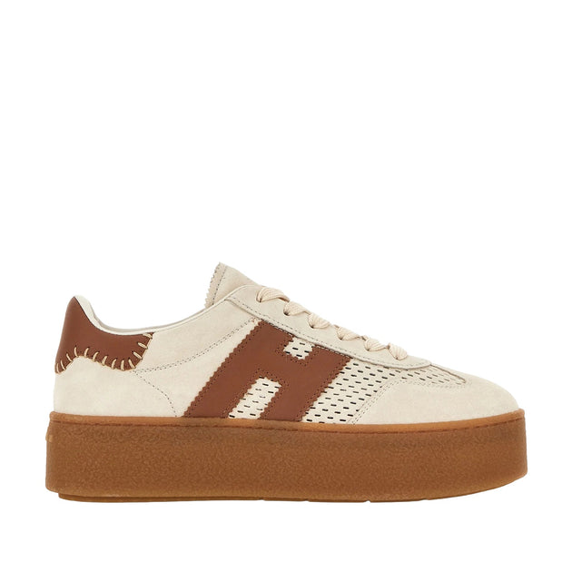 Hogan H698 Cool Allacciato H Perforated Sneakers Brown US 6 2
