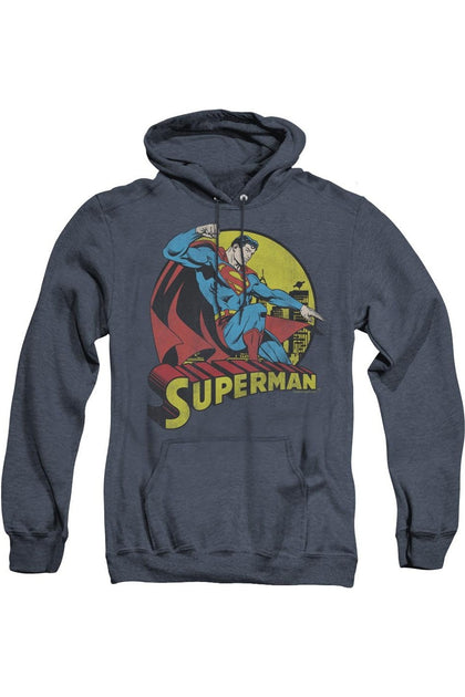 Gildan DC Comics Big Blue Hoodie Blue Small 2