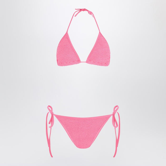 水着・ビーチグッズその他 HUNZA G Gina triangle bikini set in pink Hunza G. Hunza G Gina Triangle Bikini Set In pink | ShopSimon
