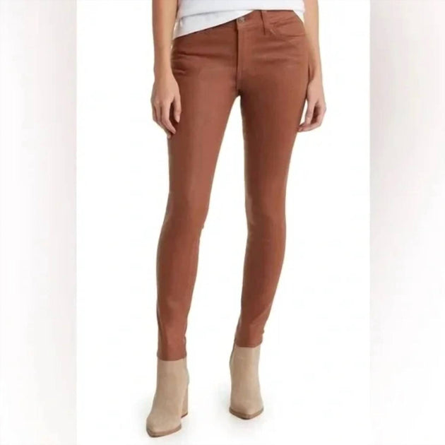 Hudson Natalie Super Skinny Ankle Jean Brown 26 2